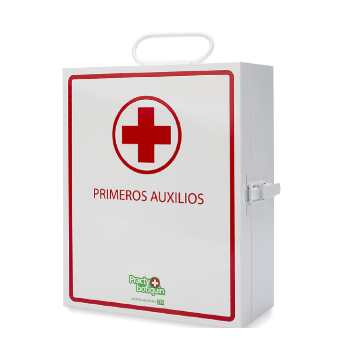 Imagen Botiquín Chapa Pintura Horneada 282x224x100 (28 Elementos) Cod 315