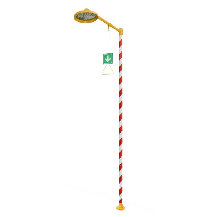 Imagen Ducha Accionamiento Manual Galvanizada Pintura Epoxi